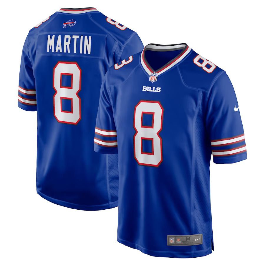 Men Buffalo Bills #8 Sam Martin Nike Royal Game Player NFL Jersey